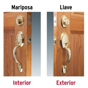 Doble jaladera y perilla, Berna mariposa, LB, BASIC - Imagen 4