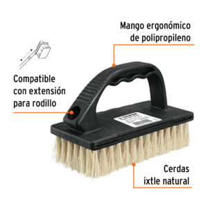 Cepillo para pintor, para limpieza con cerdas de ixtle - Imagen 3