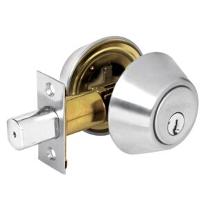 Cerrojo llave-mariposa cromo mate, llave tradicional, HERMEX - Imagen 3