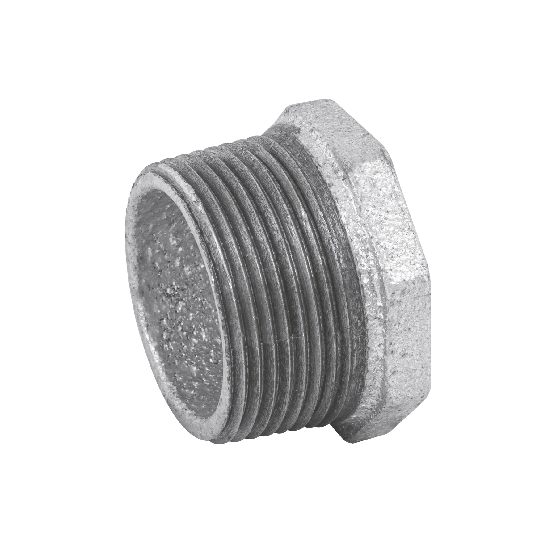 Reducción bushing acero galvanizado 1-1/4 x 1/2', FOSET - Imagen 2