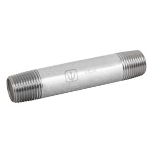 Niple de acero galvanizado 1/2' x 4', FOSET - Imagen 2