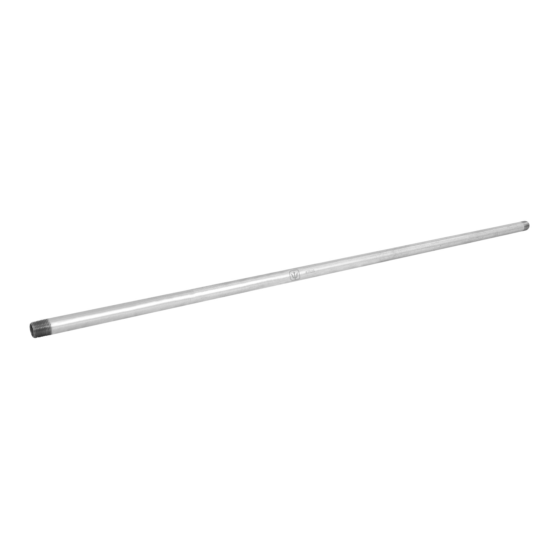 Niple de acero galvanizado 1/2' x 40', FOSET - Imagen 2