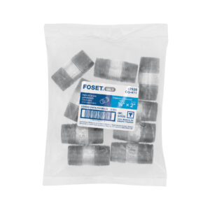 Niple de acero galvanizado 3/4' x 2', FOSET - Imagen 4