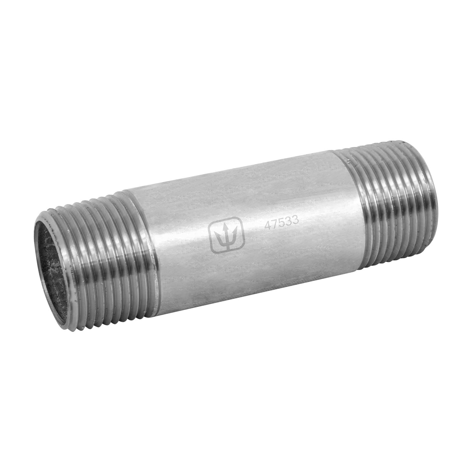 Niple de acero galvanizado 1' x 4', FOSET - Imagen 2