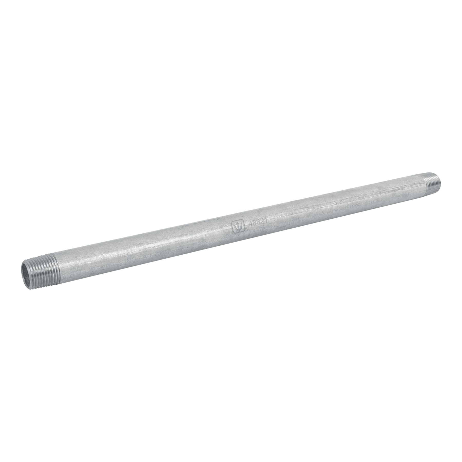 Niple de acero galvanizado 1/2 x 15', FOSET - Imagen 2