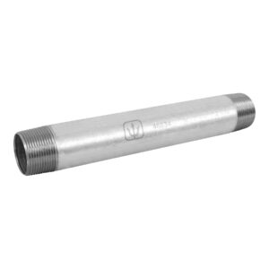 Niple de acero galvanizado 1-1/4 x 12', FOSET - Imagen 2