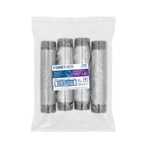 Niple de acero galvanizado 1-1/2 x 8', FOSET - Imagen 4