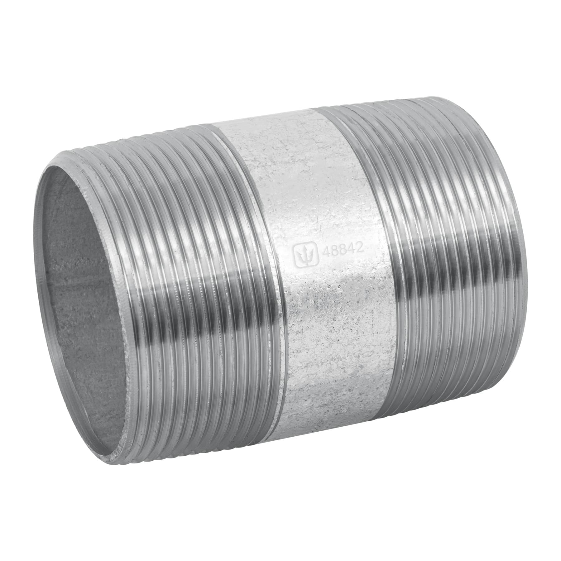 Niple de acero galvanizado 2 x 3', FOSET - Imagen 2