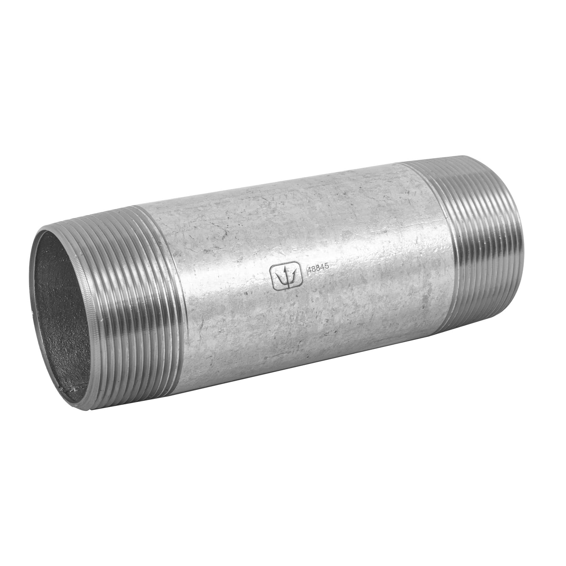 Niple de acero galvanizado 2 x 8', FOSET - Imagen 2