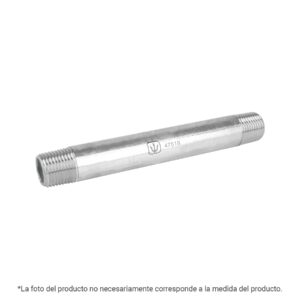 Niple de acero galvanizado 1/4' x 3', FOSET