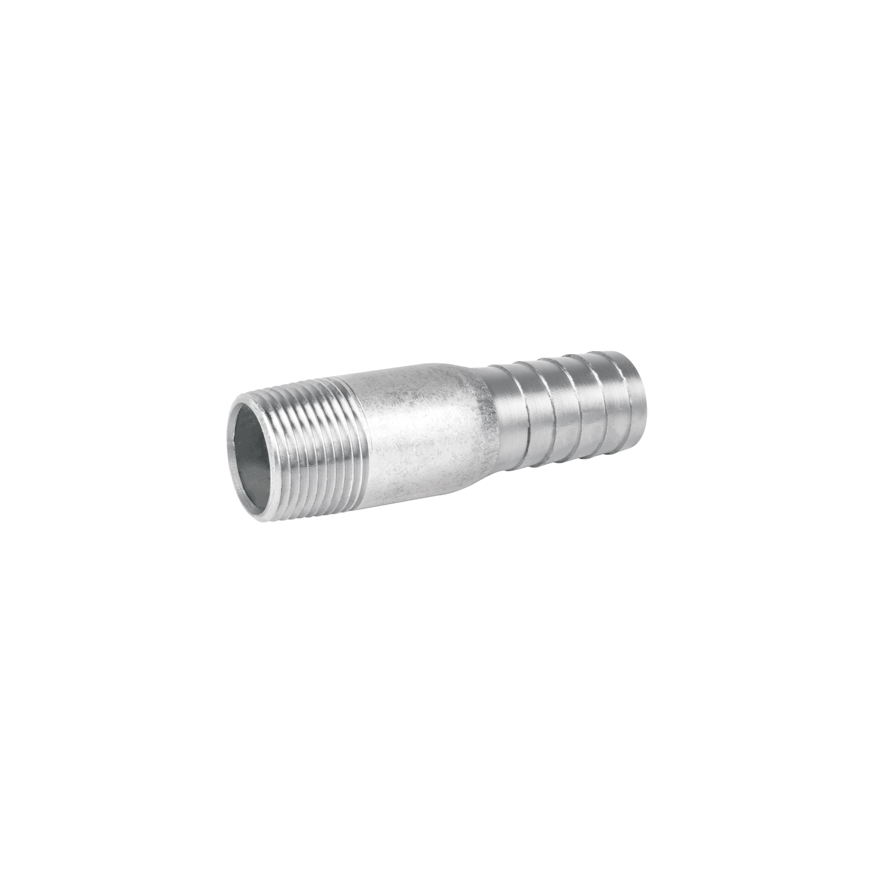 Niple de acero galvanizado 3/4' tipo botella, FOSET