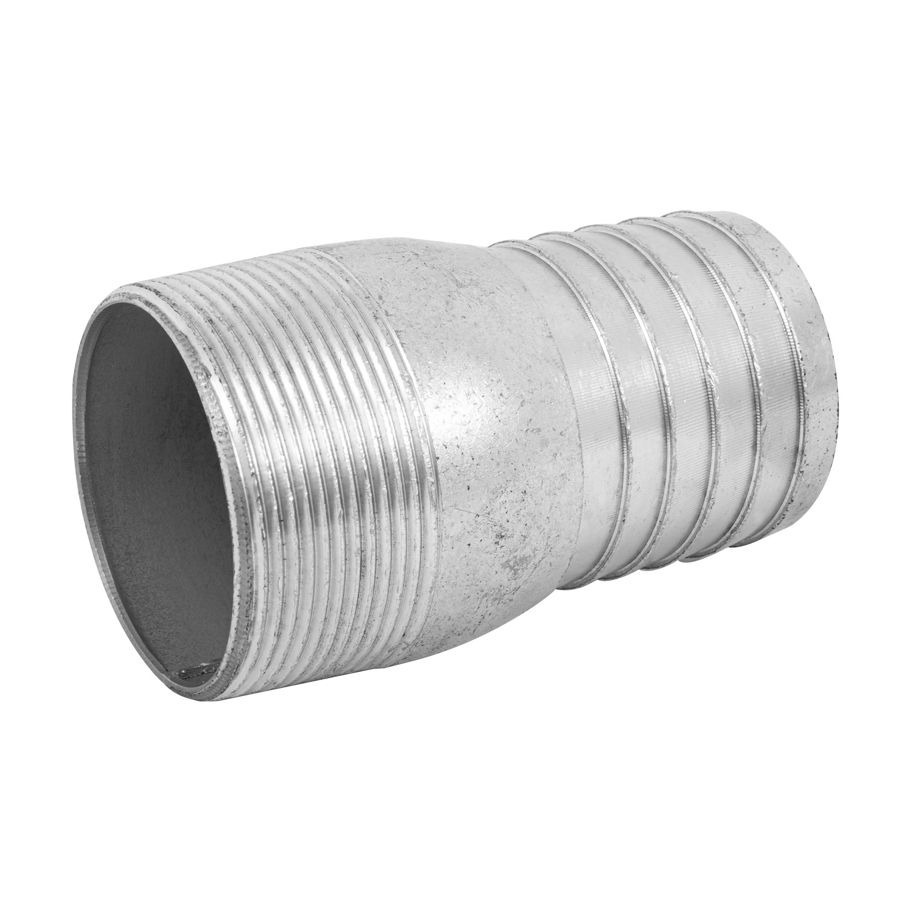 Niple de acero galvanizado 2' tipo botella, FOSET - Imagen 2