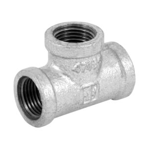Tee sencilla 1/2' acero galvanizado, FOSET - Imagen 2