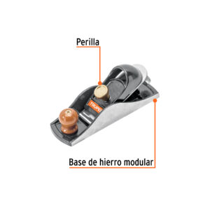 Cepillo tipo chancla para carpintero, TRUPER - Imagen 4