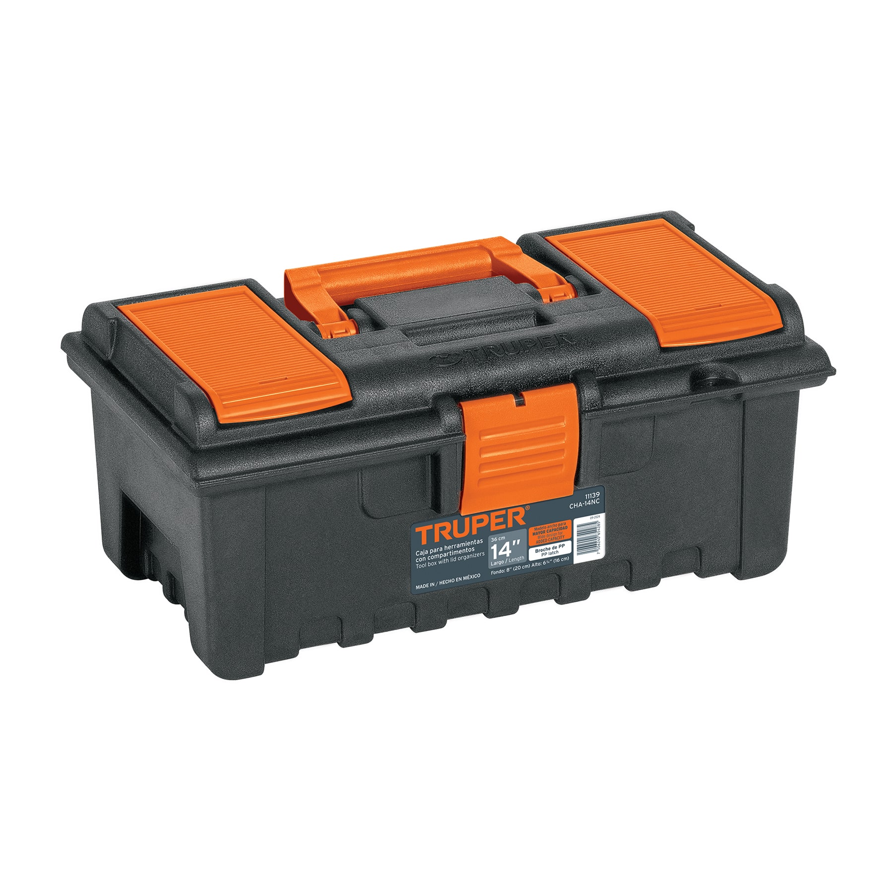 Caja para herramienta de 14' con compartimentos, TRUPER - Imagen 2