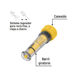 Chiflón 4' de plástico para manguera, PRETUL - Imagen 3