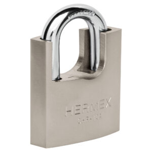 Alternative view of Candado de hierro 70 mm con coraza, llave de disco, HERMEX