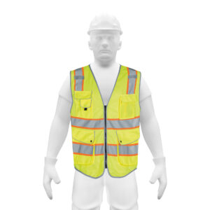 Alternative view of Chaleco de seguridad de alta visibilidad, verde, M, EXPERT