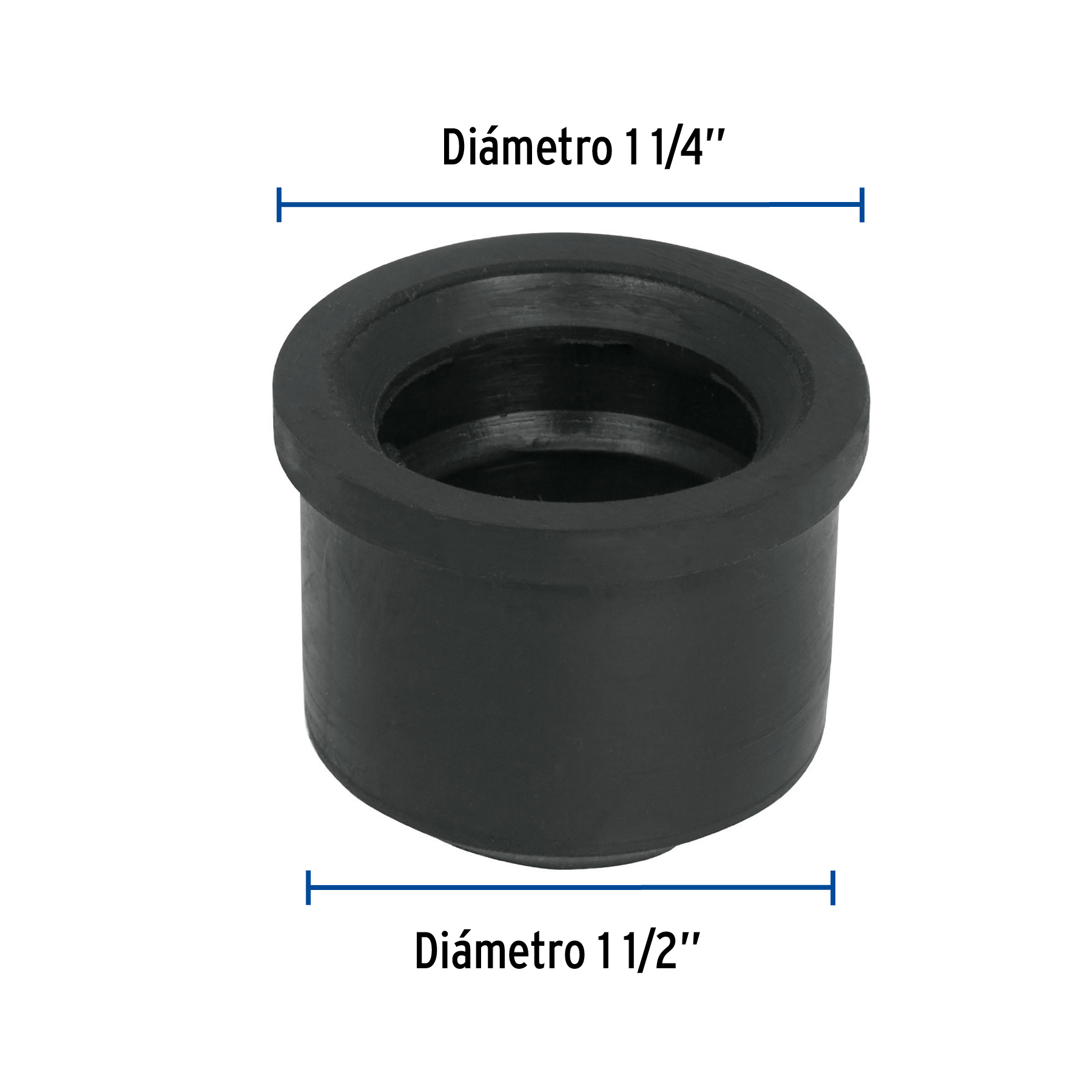 Chupón de PVC, 1-1/2' x 1-1/4', FOSET - Imagen 4