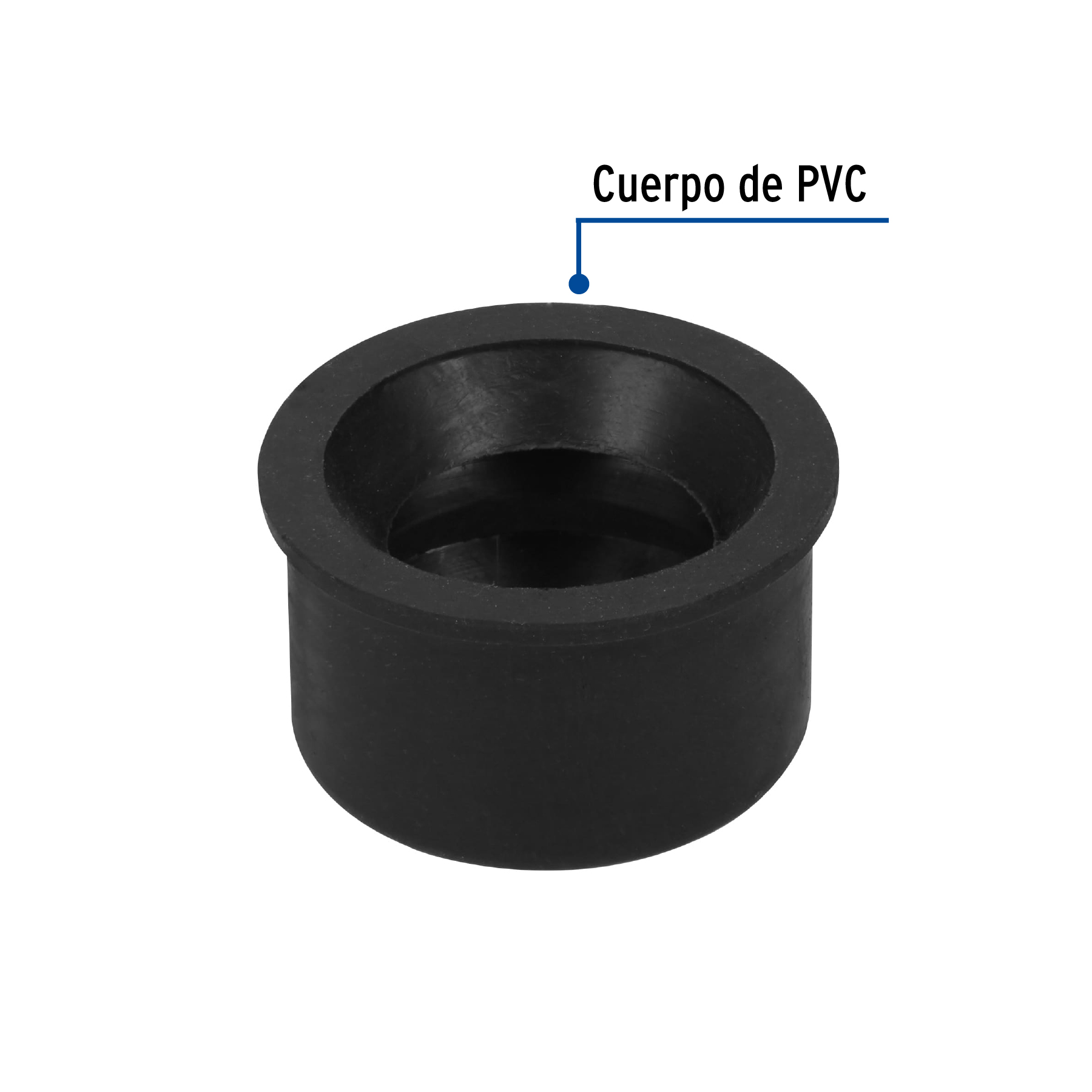 Chupón de PVC, 2' x 1-1/2', FOSET - Imagen 3