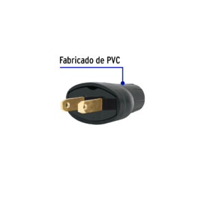 2 Clavijas de PVC, VOLTECK - Imagen 3