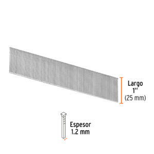 Caja con 5000 clavos calibre 18, 25 mm para CLNE-18, TRUPER - Imagen 4
