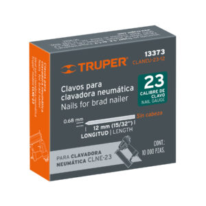 Caja con 10000 clavos calibre 23, 12mm para CLNE-23, TRUPER - Imagen 6