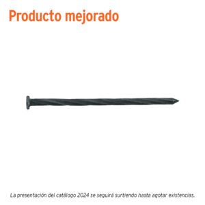 Bolsa con 1 kg de clavos para concreto negros 3-1/2', FIERO - Imagen 2