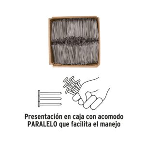 Kilo de clavo estándar 3' con cabeza en caja de 10 kg, FIERO - Imagen 4