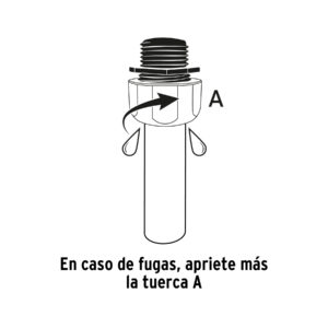 Conector 1/2' macho de ABS con tuerca de ajuste manual - Imagen 5