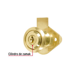 Cerradura para mueble, modelo 21, latón, HERMEX BASIC - Imagen 6