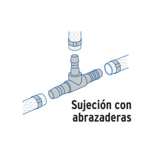 Tee inserción 1' de polipropileno, FOSET - Imagen 4