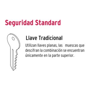 Combo cerraduras, llave-mariposa, latón antiguo HERMEX BASIC - Imagen 5