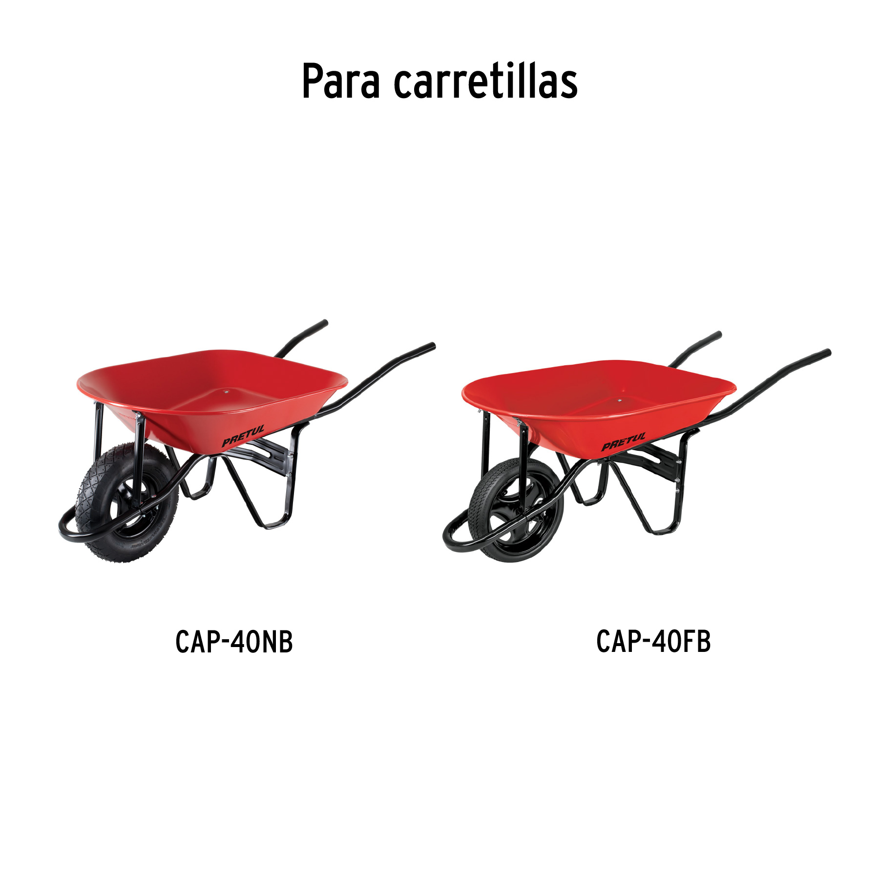 Concha metálica para carretillas CAP-40NB/FB, PRETUL - Imagen 5