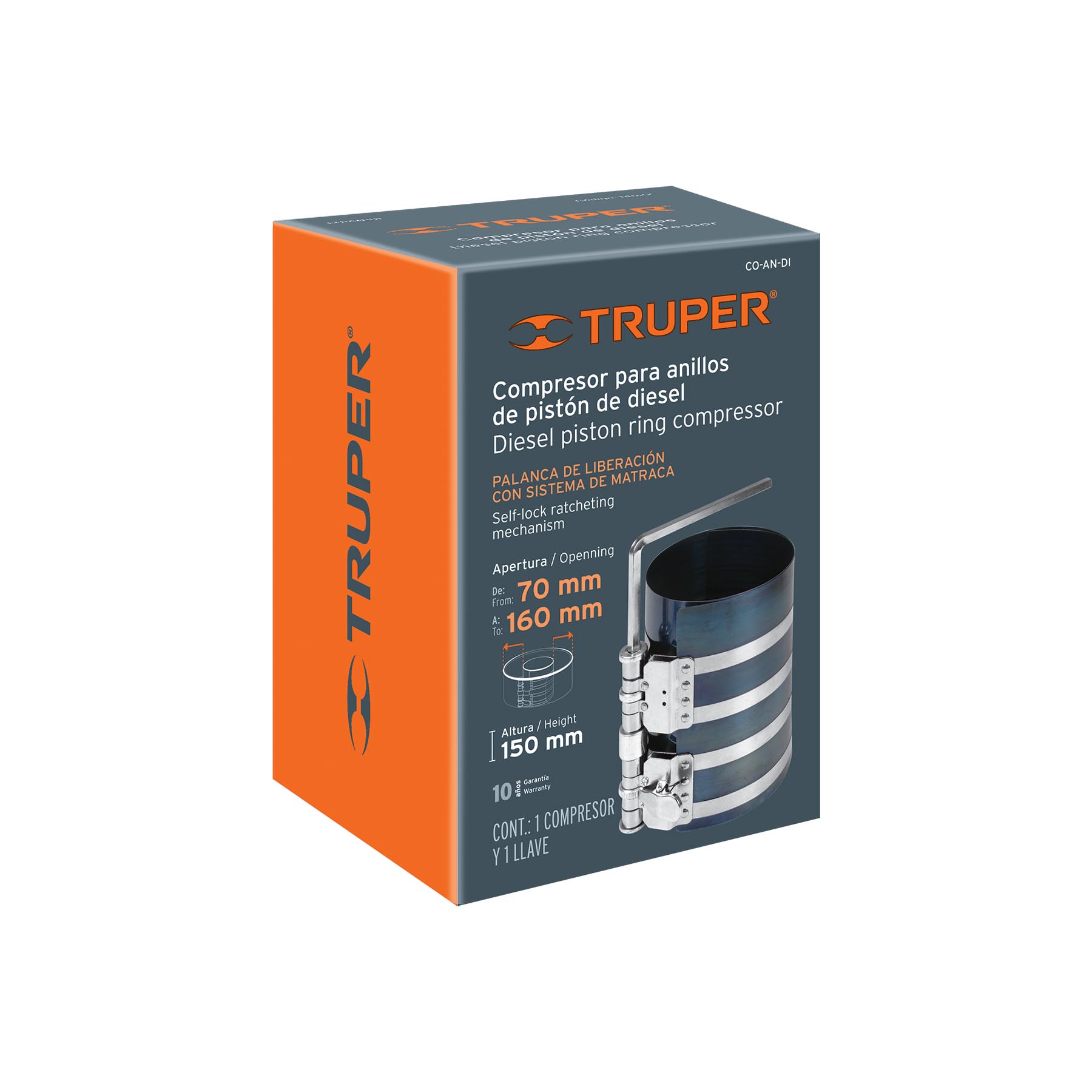 Compresor para anillos diesel, TRUPER - Imagen 6
