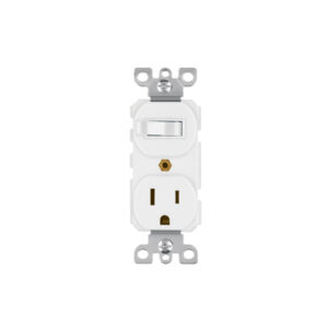 Interruptor de palanca con contacto, Standard, blanco - Imagen 2