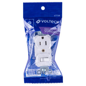 Interruptor de palanca con contacto, Standard, blanco - Imagen 4