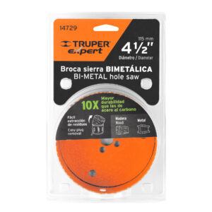 Brocasierra bimetálica 4-1/2', TRUPER EXPERT - Imagen 5