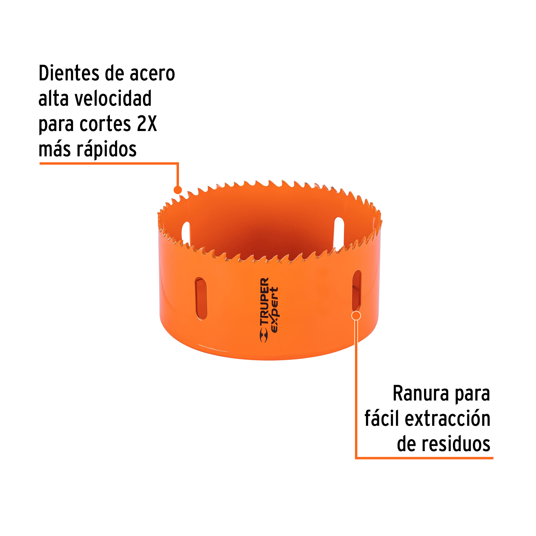 Brocasierra bimetálica 4', TRUPER EXPERT - Imagen 3