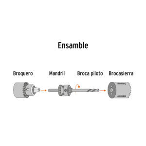 Brocasierra bimetálica 5/8', TRUPER EXPERT - Imagen 4