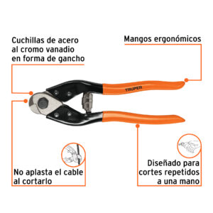 Cortador de 8' de cable y alambre, TRUPER - Imagen 3