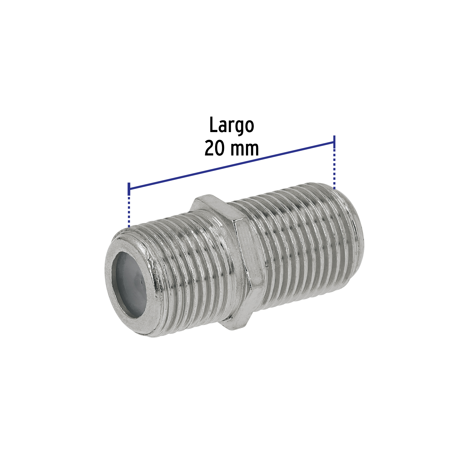 Bolsa con 4 conectores coaxiales RG 59 para conector macho - Imagen 4