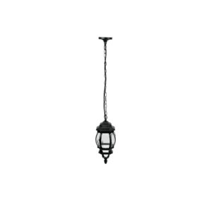 Alternative view of Arbotante tipo farol tradicional colgante p/exterior, negro