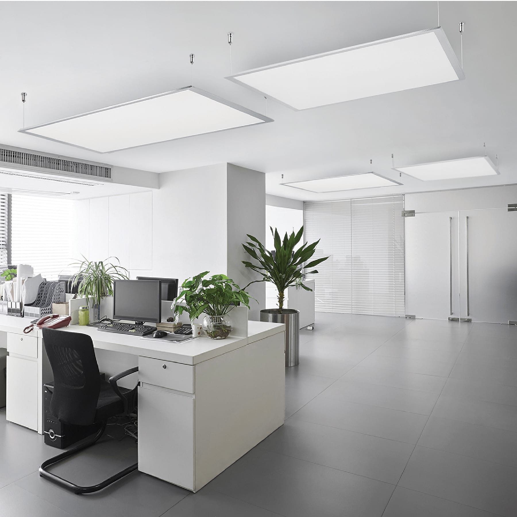 Panel LED 45W 6500K, 60x60 cm, empotrable/colgante, VOLTECK - Imagen 7