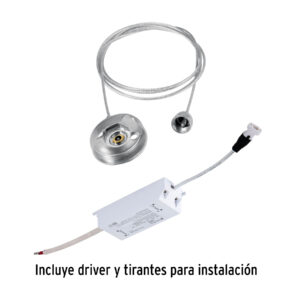 Panel LED 45W 4000K, 30x120 cm, empotrable/colgante, VOLTECK - Imagen 5