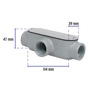 Condulet 1' conexión tipo T, VOLTECK - Imagen 4