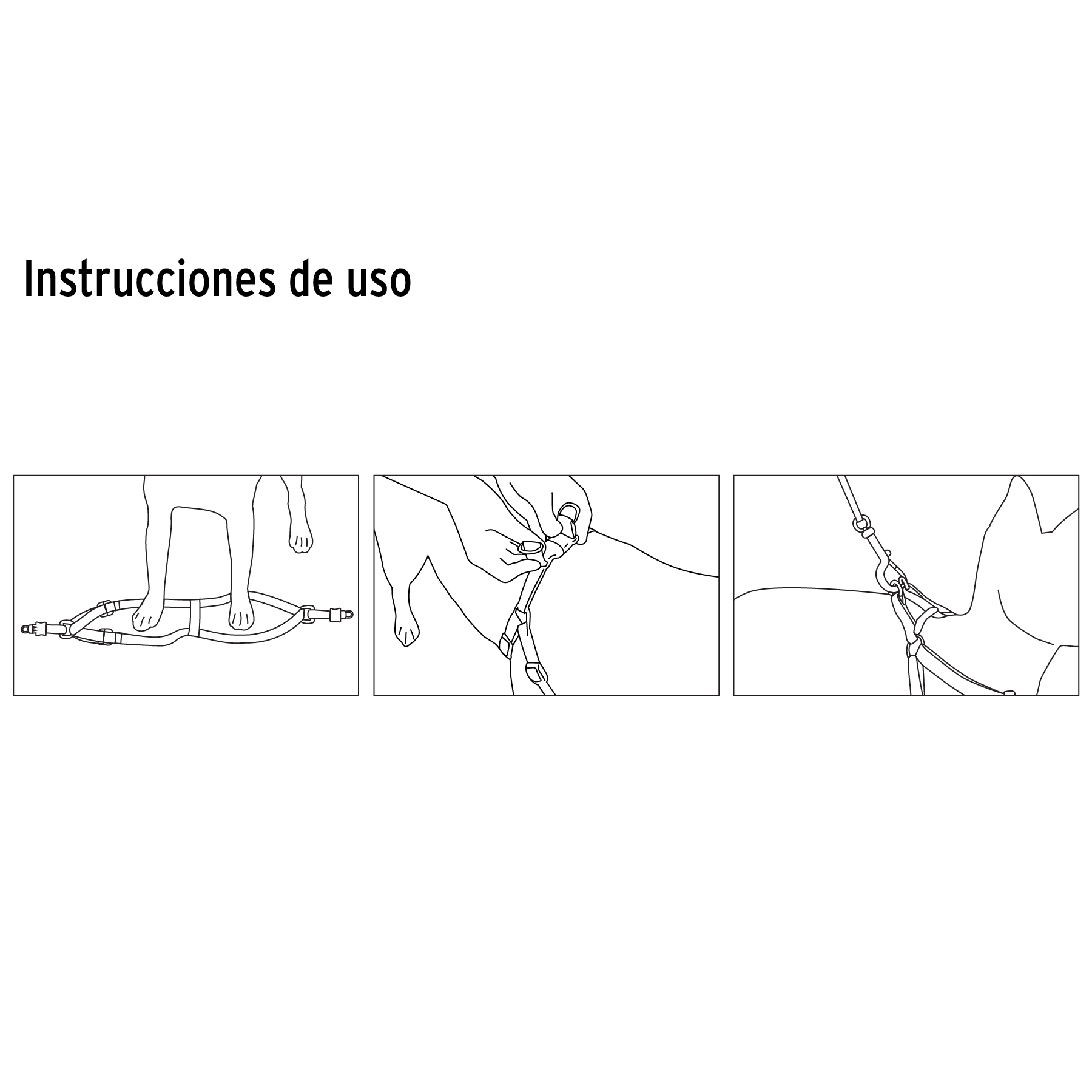 Correa con pechera para perro, 1.5 cm ancho, FIERO - Imagen 4
