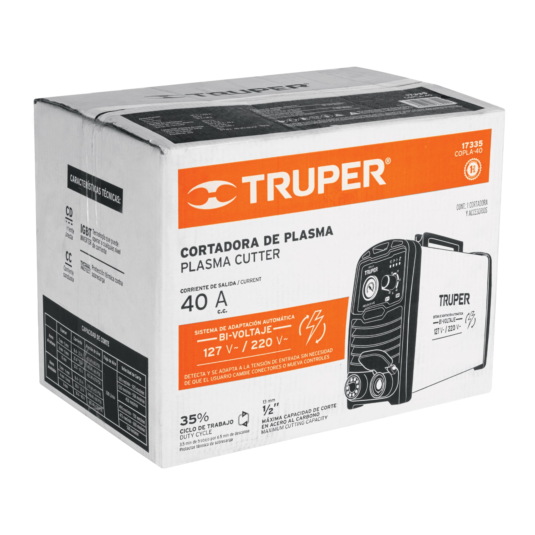 Cortadora de plasma de 40 A, TRUPER - Imagen 8