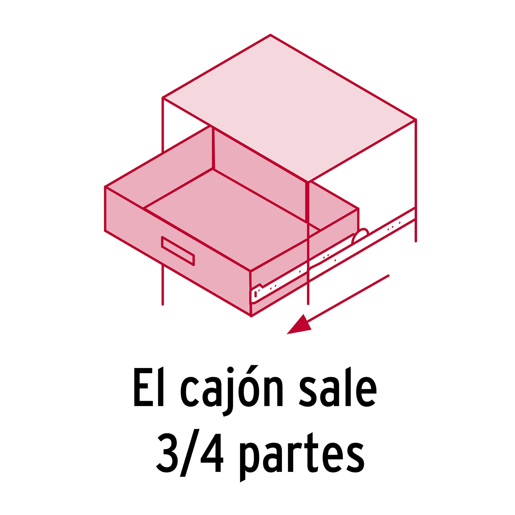 Bolsa con 2 correderas extensión 45 cm p/cajón, ancho 2.5 cm - Imagen 5