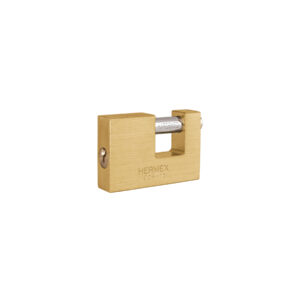Candado antipalanca, 75mm, cuerpo de latón llave tradicional - Imagen 2
